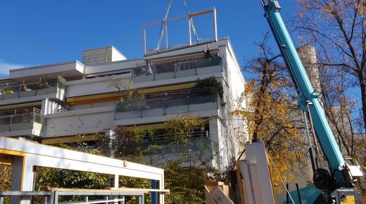 Montage neuer Fenster