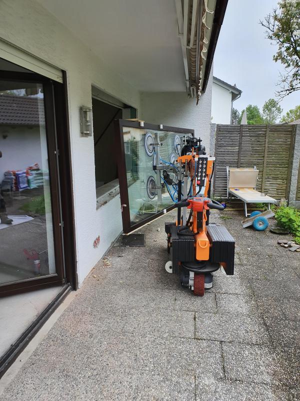 Fenster einsetzen mit Roboter