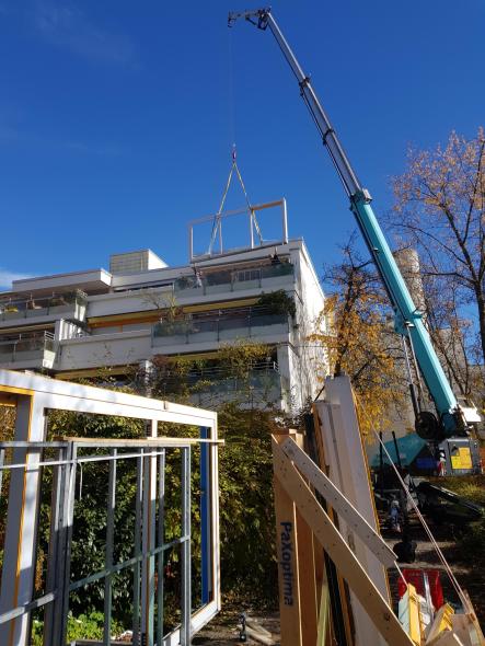 Montage neuer Fenster